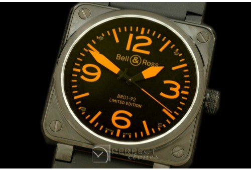BO-019216 BR01-92 Automatic PVD/RU Black/Orange A-2836