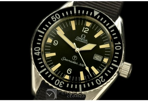 OMSEV01003N Vintage Seamaster 30Military SS/NT Blk A-2836
