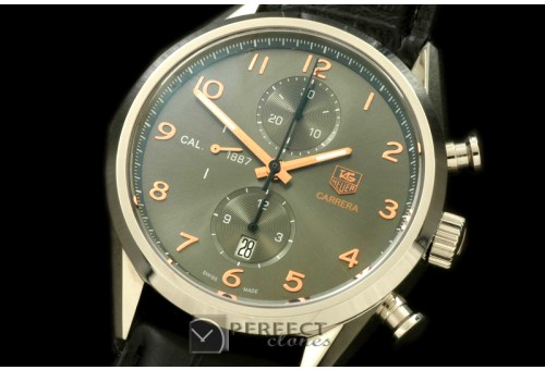 TG1887-008L Carrera 1887 Vintage Chrono SS/LE Grey A-7750