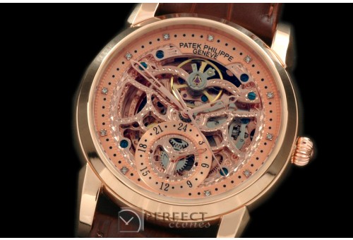 PPCC10028 Classic Skeleton RG/LE Rose Gold Asian 2813
