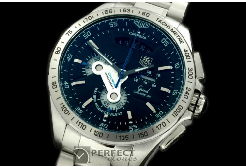 TGCA36-10102 Grand Carrera Calibre 36 SS/SS Black/Blue Jap OS Qt