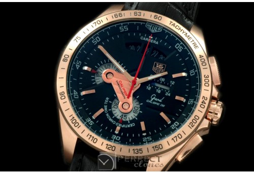 TGCA36-10106L Grand Carrera Calibre 36 RG/LE Black/Red Jap OS Qt