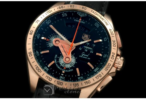 TGCA36-10109L Grand Carrera Calibre 36 RG/LE Black/Orange Jap OS