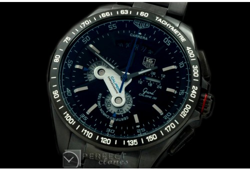 TGCA36-10112 Grand Carrera Calibre 36 PVD/PVD Black/Blue Jap OS