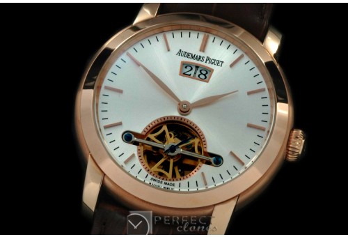 APJA01036 Jules Audemars Big Date/Tourbillon RG/LE White Asian