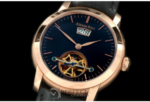 APJA01037 Jules Audemars Big Date/Tourbillon RG/LE Black Asian