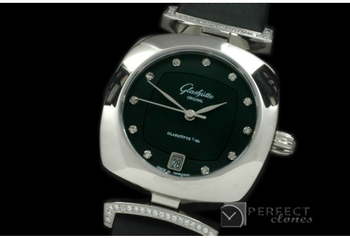GLPV-002 Pavonina Ladies SS/ST Black Swiss Quartz