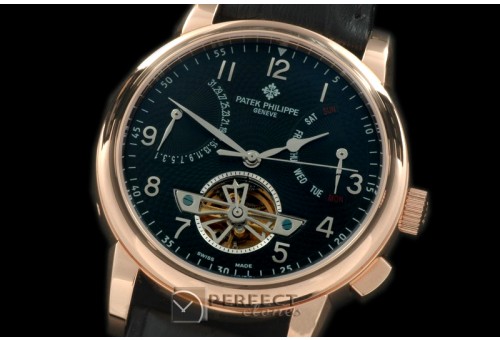 VC00248 Matle Tourbillon Calender RG/LE Black Asian Auto 2813