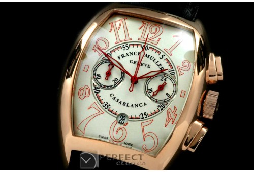 FMCA01122 Casablanca Chrono RG/RU White Jap OS2Qtz Chrono