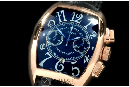 FMCA01128 Casablanca Chrono RG/RU Blue Jap OS2Qtz Chrono