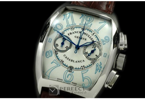 FMCA01114 Casablanca Chrono SS/RU White Jap OS2Qtz Chrono