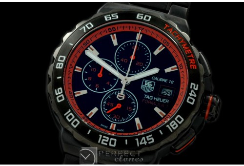 TGF1-00242 Formula 1 Calibre 16 PVD/PVD Black/Red OS 2Quartz