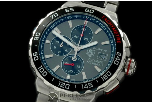 TGF1-00237 Formula 1 Calibre 16 SS/SS Grey/Red OS 20 Quartz Ch