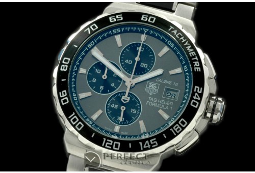 TGF1-00236 Formula 1 Calibre 16 SS/SS Grey OS 20 Quartz Chrono