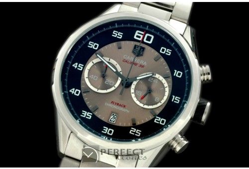 TG-50-105S Carrera 50yrs Chrono SS/SS Black/Grey Jap OS2Quartz