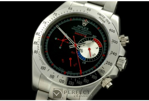 RDBP10007 Brevet Plus Daytona SS/SS Black Asian 2813