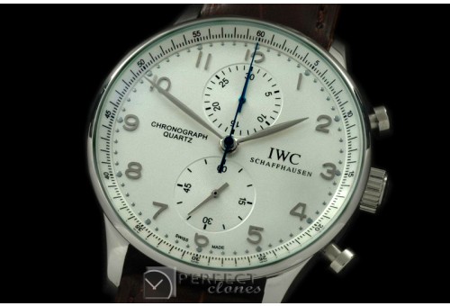 IWPG10111 Portuguese Chrono SS/LE White Jap OS20