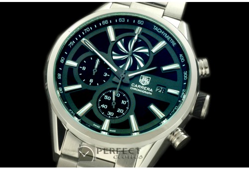 TG-50-001S Carrera 50yrs Anni Chrono SS/SS Black Jap OS2Quartz