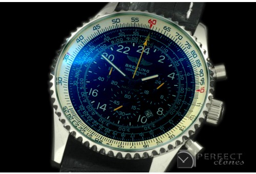BLNVC20107L Navitimer Cosmonaute SS/LE Black/Ylw Jap OS2Qtz