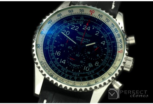 BLNVC20109L Navitimer Cosmonaute SS/LE Black/Red Jap OS2Qtz