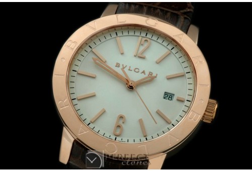 BVL00111L Bulgari Bulgari Auto RG/LE White Jap Miyota 9015