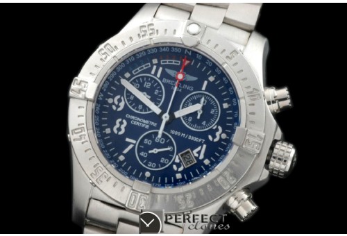 BLSWC10001S Seawolf Chrono SS/NY Graphite Num Swiss Eta Qtz 251.