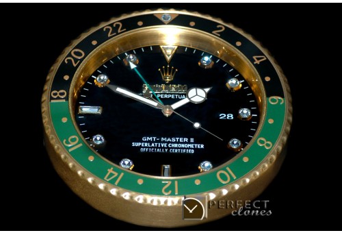 RLDC20147 Dealer Clock GMT Style Green Green/Black Swiss Quartz