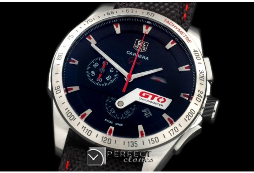 TG-GTO-102N Carrera GTO Chrono SS/NY Black/Red Jap OS2Quartz