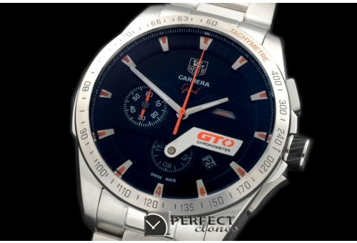 TG-GTO-103S Carrera GTO Chrono SS/SS Black/Orange Jap OS2Quart