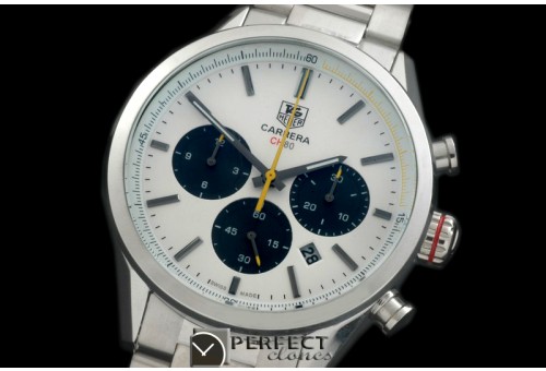 TG-CH80-101S Carrera CH 80Anni Chrono SS/SS White/Ylw Jap OS2Q