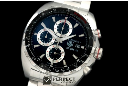 TGF1-00177S Formula 1 Calibre 16 SS/SS Black OS 2Quartz Chro
