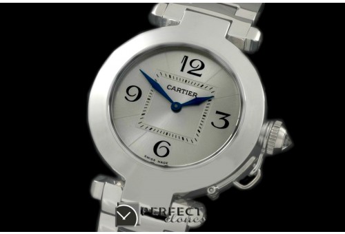 CARPS00301 Pasha Ladies SS/SS White Swiss Ronde Quartz