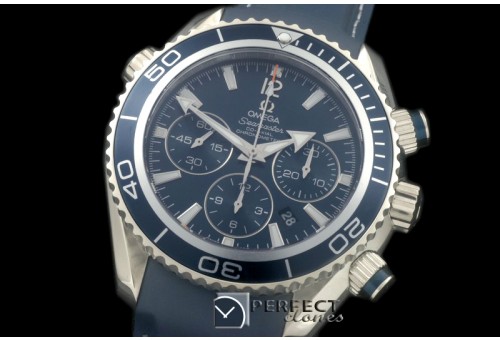 OMSE01031R Planet Ocean 45.5 Chrono SS/RU Blue 7753