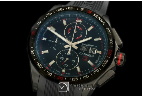 TG-SN-125 Carrera 16 Senna Ed Chrono PVD/RU Blue Jap OS2Qtz