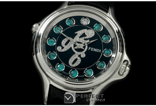 FEN01002 Crazy Carats SS/LE Black Swiss Qtz