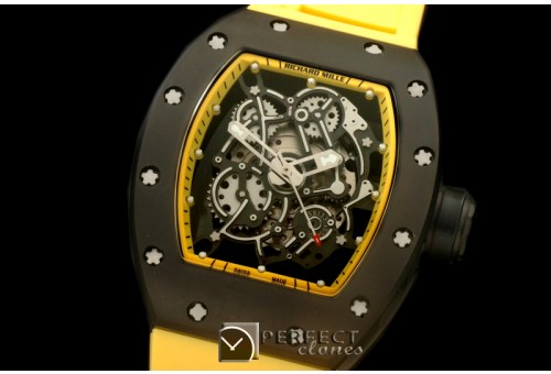 RM055-115 RM-055 Bubba Watson Tourbillon CER/PVD/RU Custom Skele