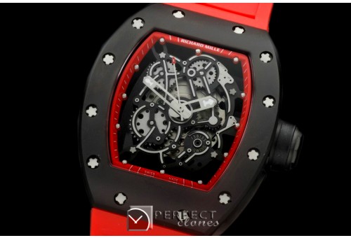 RM055-113 RM-055 Bubba Watson Tourbillon CER/PVD/RU Custom Skele