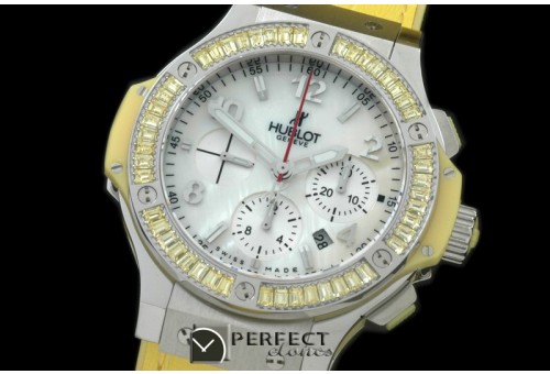 HBSQ10003 Big Bang Pearl SS/Sq Yellow Ruby White A-7750