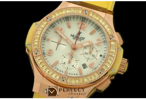 HBSQ10013 Big Bang Pearl RG/Sq Yellow Ruby White A-7750