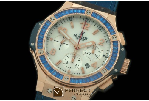 HBSQ10016 Big Bang Pearl RG/Sq D-Blue Ruby White A-7750