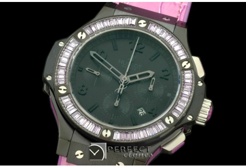 HBSQ10027 Big Bang Pearl /Sq Violet Ruby All Black A-7750