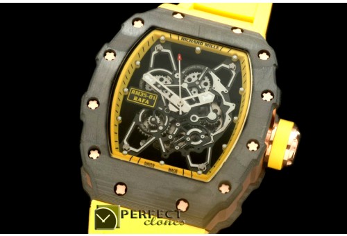 RM035-114 RM-035 Rafael Nadal Tourbillon RG/RU/Ylw Custom Skelet
