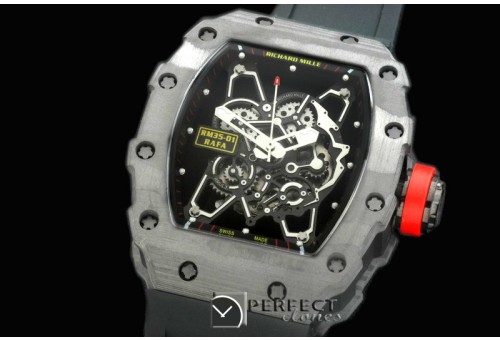 RM035-101 RM-035 Rafael Nadal Tourbillon PVD/RU/Blk Custom Skele