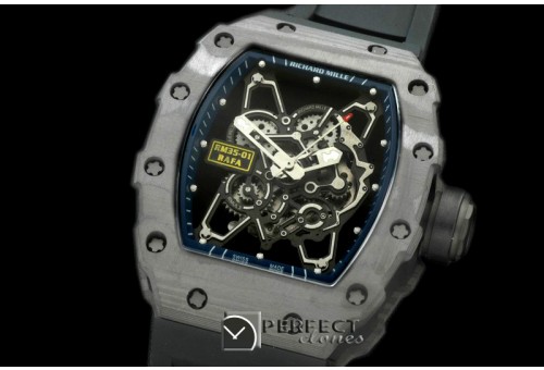 RM035-106 RM-035 Rafael Nadal Tourbillon PVD/RU/Blk Custom Skele