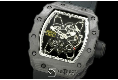 RM035-105 RM-035 Rafael Nadal Tourbillon PVD/RU/Wht Custom Skele