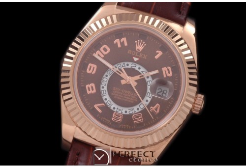 RSKD02012L SkyDweller RG/LE Brown ST 3855