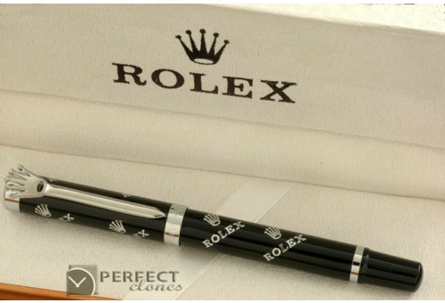 RLP0111 ROLEX Rollerball Pen - Black Insignia Gloss