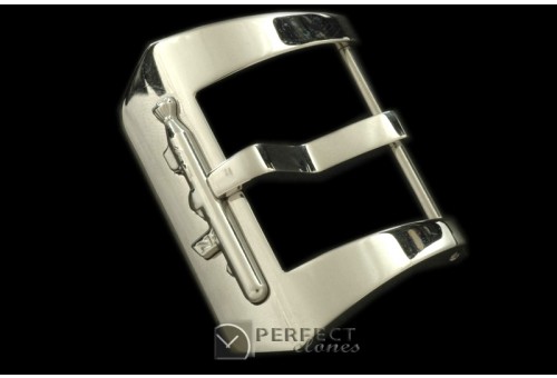 PNA10051 Steel - Polished Embossed Submarine Buckle 24mm c/w Box
