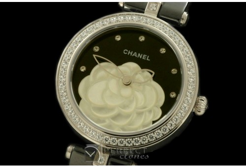 CHMPR-B-102 Mademoiselle Prive Ladies Black Cer/Diam Black Jap O