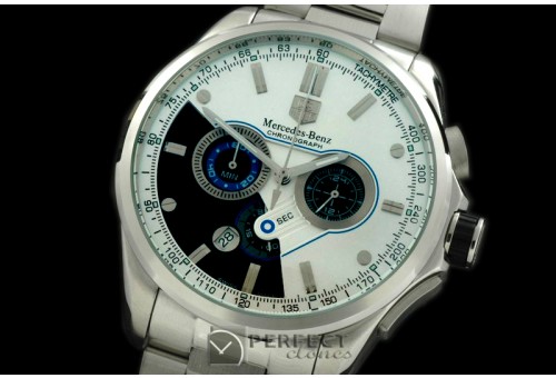 TG-SLS-101S Mercedes SLS Chrono SS/SS White Jap OS2Quartz